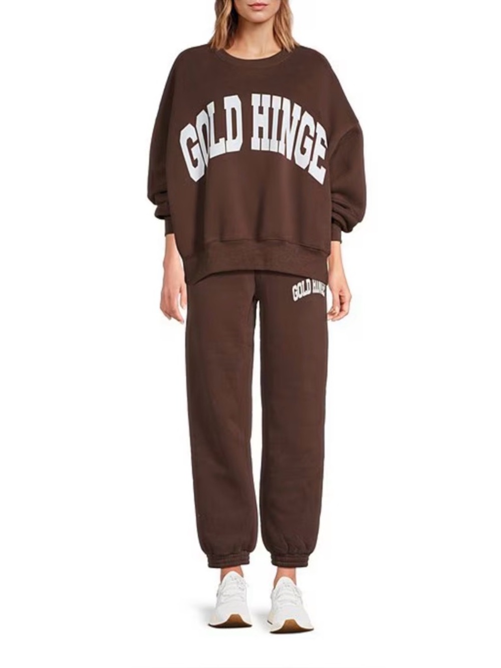 Gold Hinge Chocolate Brown Jogger Pants - Gold Hinge